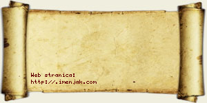 Isidora Gašpar vizit kartica